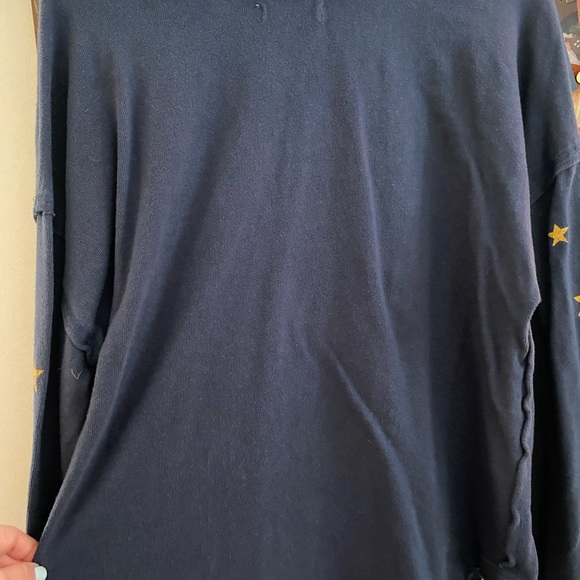 Free People(We the Free) Football inspired Sweater. - Picture 6 of 10